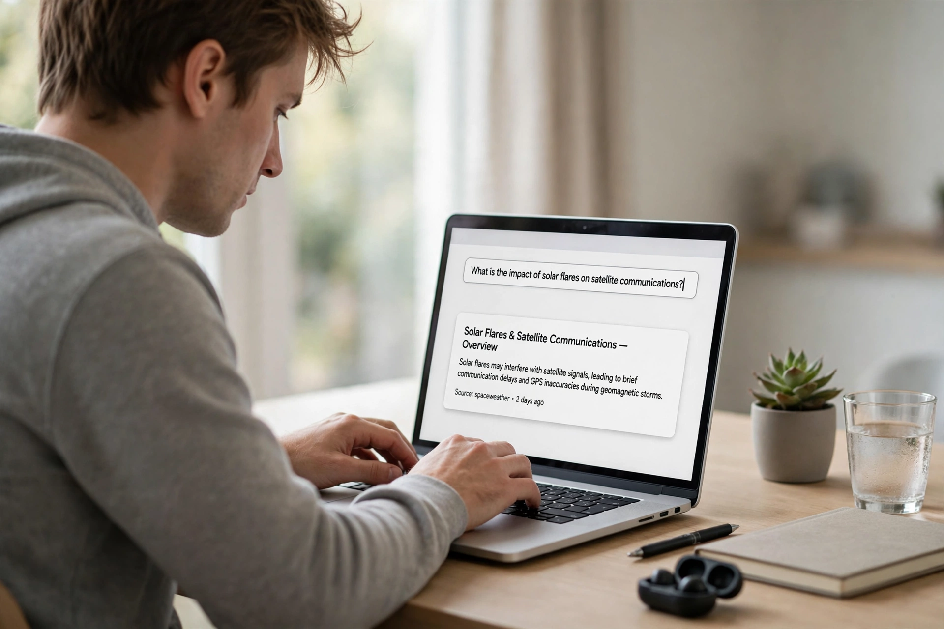 Writer matching a page to one clear search question before writing